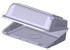 Контейнер-ракушка К-028/600*, прозрачный, 197×136×80 мм от производителя в Кирове