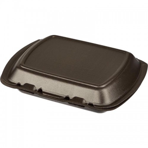 Ланч-бокс LBS односекционный, ВПС, черный, 195×150×70 мм, 100 шт. купить в Кирове по цене от производителя
