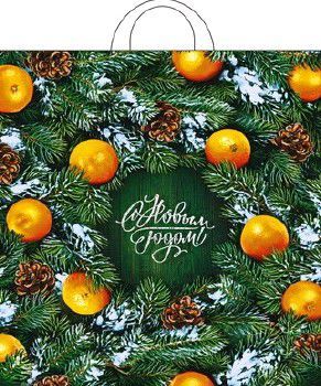 пакет петл. шурш. 38х42 Новогодний базар НГ от производителя в Екатеринбурге