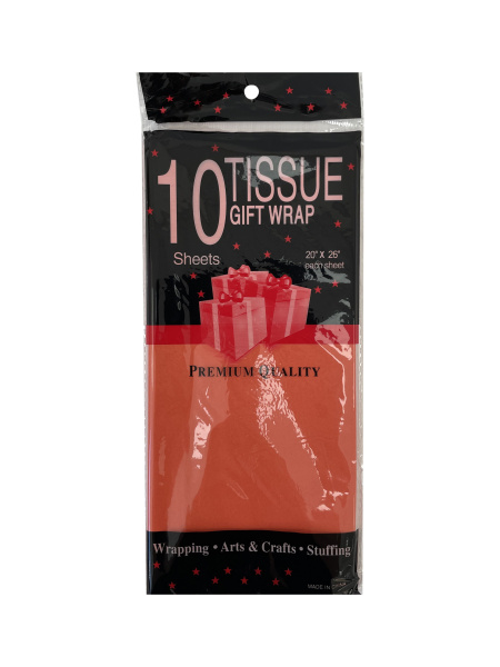 бумага Тишью 50*66 оранжевый /10 *