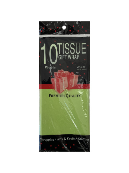 бумага Тишью 50*66 лайм /10 *