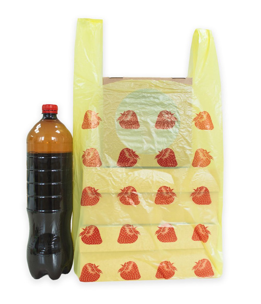 майки 29х57 Клубничка, желтые /100 от производителя в Екатеринбурге