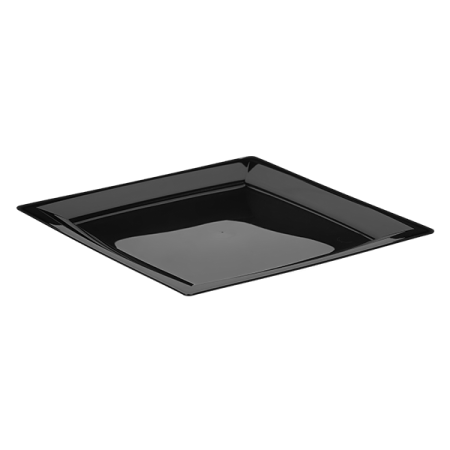 тарелка квадратная ПС 210 мм черная/3