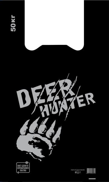 майки 40х66 25мкр Deer Hunter (Охотник), черные/50