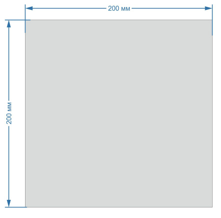 пакеты п/п 200х200/25 уп100