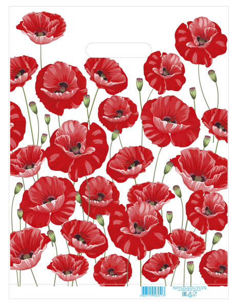 пакеты выр.30х40 Маки 70мкм 2А