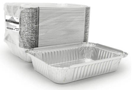 контейнер алюминиевый прямоугольный Paterra  (220х150h=45) /50