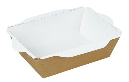 коробка бум. 500 мл OpSalad DoECO без крышки