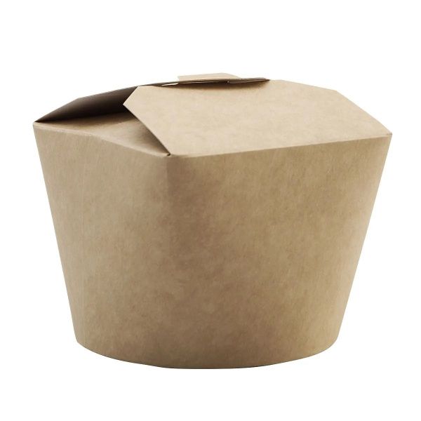 контейнер для лапши 600 мл крафт *