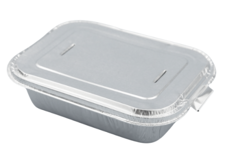 контейнер алюминиевый КОМПЛЕКТ прям. SR003 G (с крышкой CSR003 G)