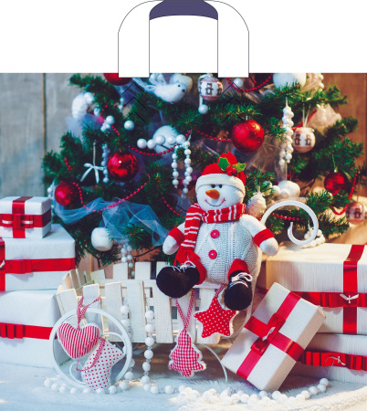 пакет петл. 38х34 Снежный гость НГ