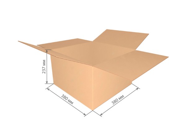 гофроящик 380х380х237 (№22) Т22С/20-25 шт *