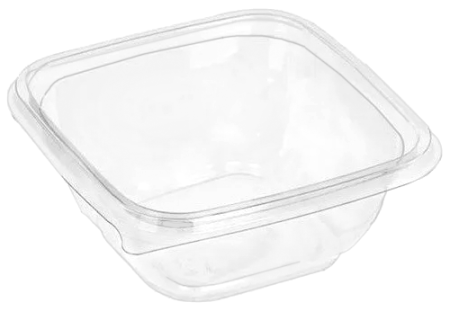 контейнер УЮ С12/12-375 прозрачный ПЭТ (крышка С12/12) КОМПЛЕКТ *