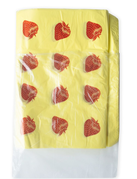 майки 29х57 Клубничка, желтые /100 от производителя в Екатеринбурге