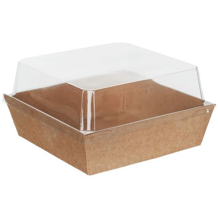 контейнер бум. 750 мл AntBox с купольной крышкой/150х150х80