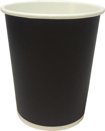 стакан бум. 200 мл Черный Скандипакк от производителя в Екатеринбурге