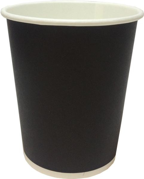 стакан бум. 200 мл Черный Скандипакк от производителя в Екатеринбурге