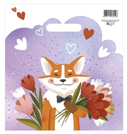 пакеты выр.30х32 Рыжая собака 80мкм 2А