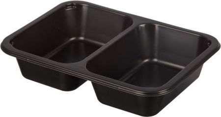 ланч бокс под запайку К-190х144х45Г черный СТП *