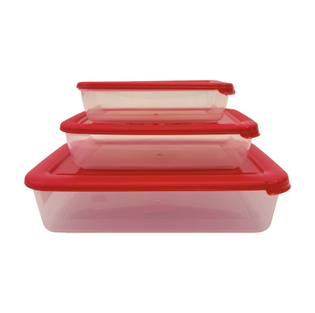 контейнеры д/СВЧ 3шт. (0,45л;0,9л;1,9л)