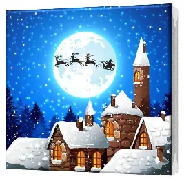 НГ салфетки 2-сл 33х33 Новогодняя сказка/20