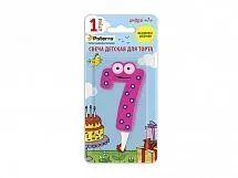 свечи д/торта  Цифры детские "7"  PATERRA