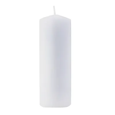 свеча цилиндр белая 14 см 350 гр