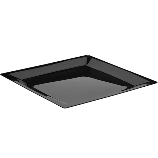 тарелка квадратная ПС 235 мм черная/3